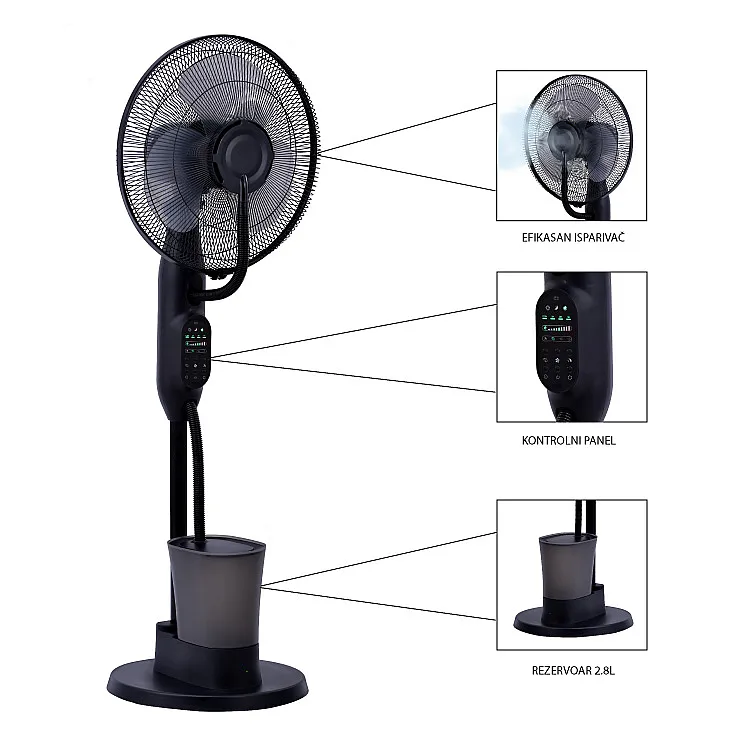Prosto ventilator sa isparivačem vode MSF410R
