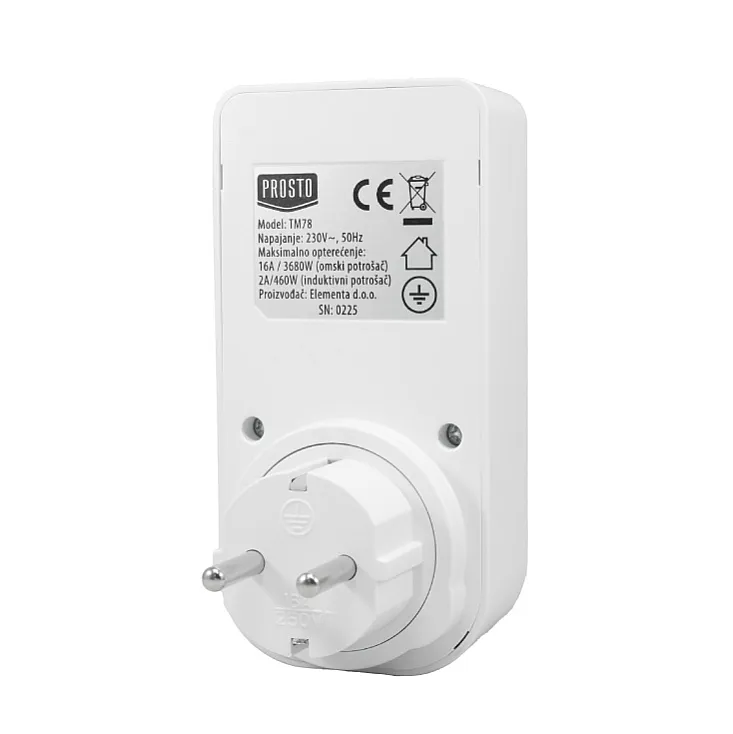 Digitalni vremenski prekidač 3680W TM78