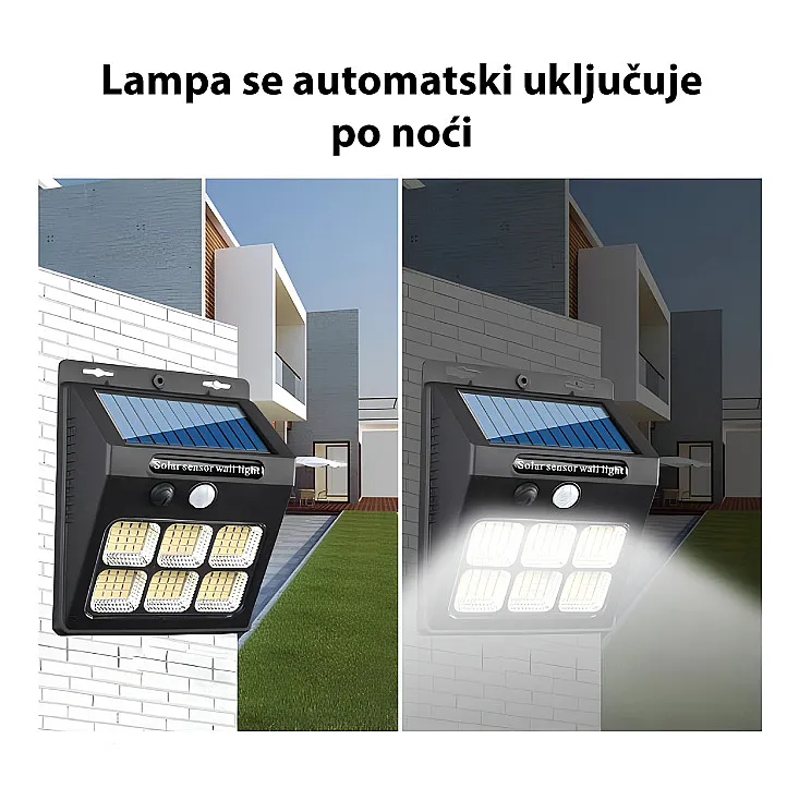 Solarni LED reflektor-lampa sa PIR senzorom 13501-5874