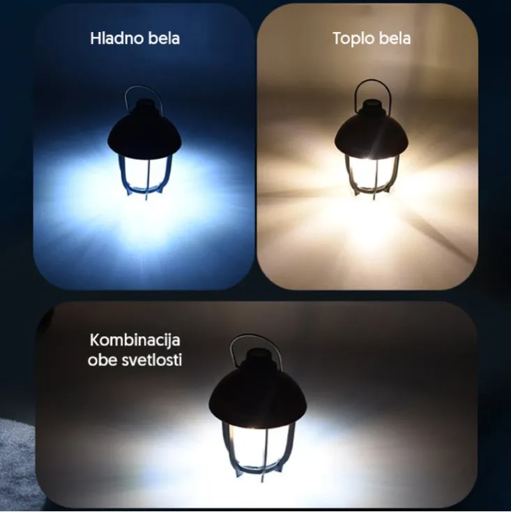 Prenosna LED punjiva lampa crvena 17417-5905RD