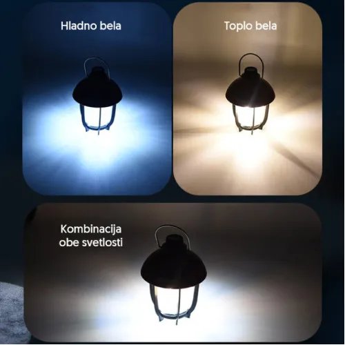 Prenosna LED punjiva lampa zelena 17417-5905GR