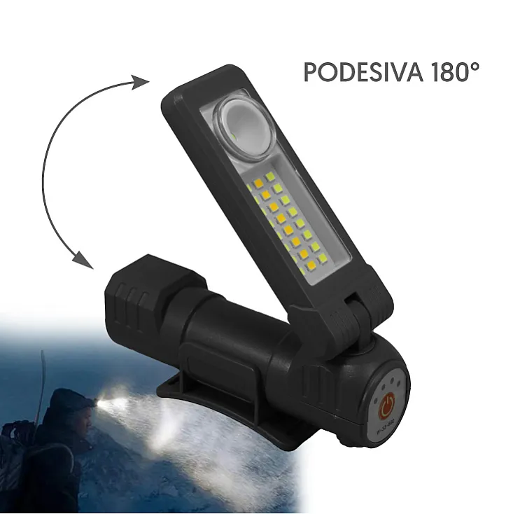LED naglavna punjiva lampa 20463-5692BK