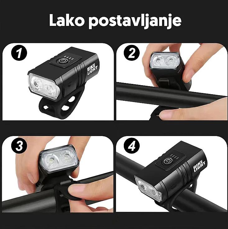 Punjiva LED lampa za bicikl sa LED diodama 17417-5916