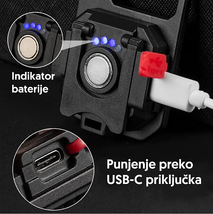 Multifunkcionalna punjiva LED mini lampa 17417-5903