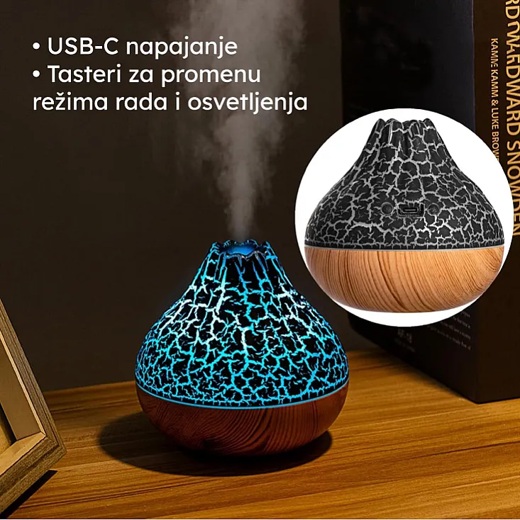 Stona ultrazvučna aroma lampa 17601-5963BK