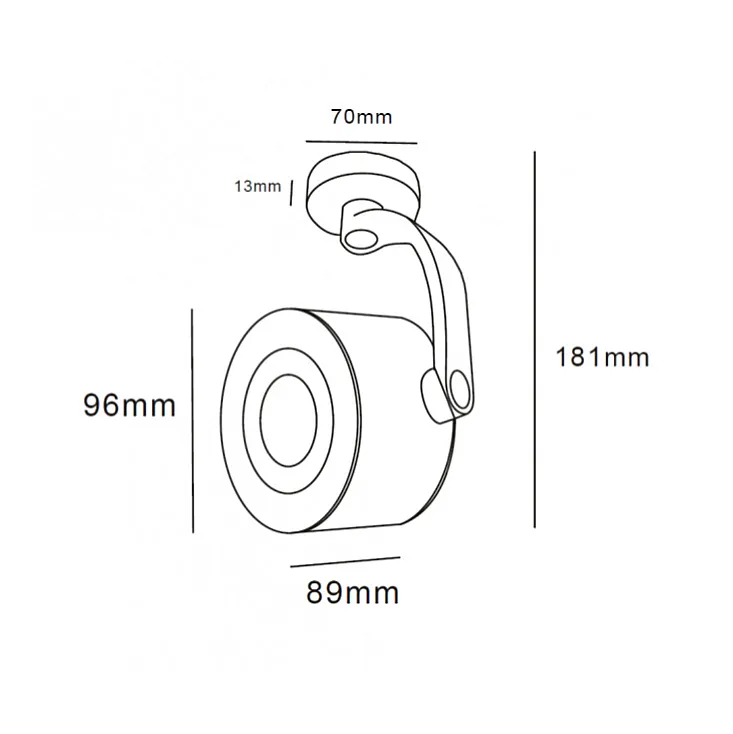 Spot lampa 1xGU10 LM1017
