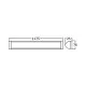 LED CCT nadgradna lampa 117.5cm 35W Braytron BN18-01280