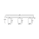 Braytron crna spot lampa 3xGU10 BH04-00831