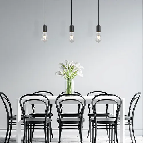 Braytron crna visilica 3xE27 BV04-00062