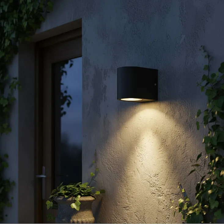 Braytron siva zidna lampa 1xGU10 BG32-00202