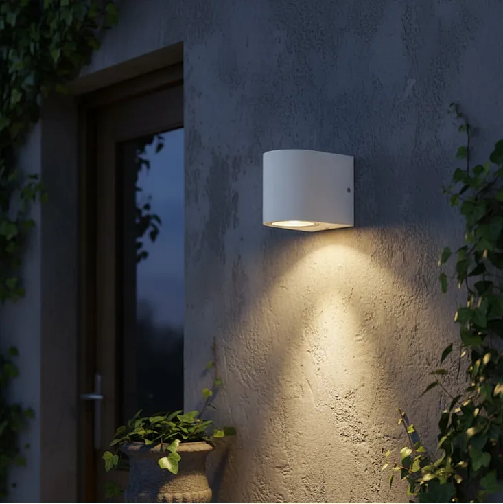 Braytron bela zidna lampa 1xGU10 BG32-00200