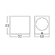 Braytron siva zidna lampa 1xGU10 BG32-00402