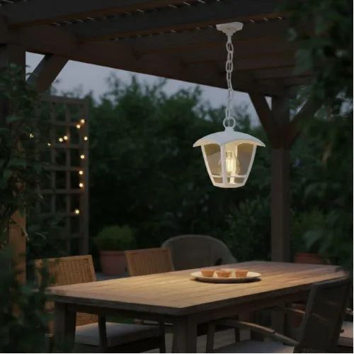 Braytron bela spoljna svetiljka 1xE27 BG44-00600