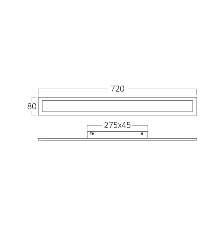 Braytron zidna LED lampa 18W BG38-03501