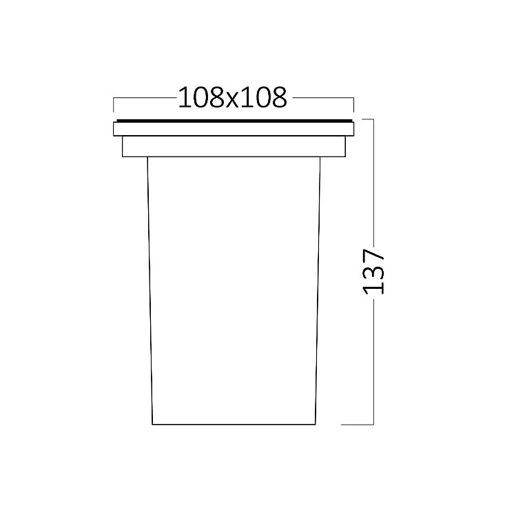 Braytron podna lampa - ugradna 1xGU10 BT27-00111