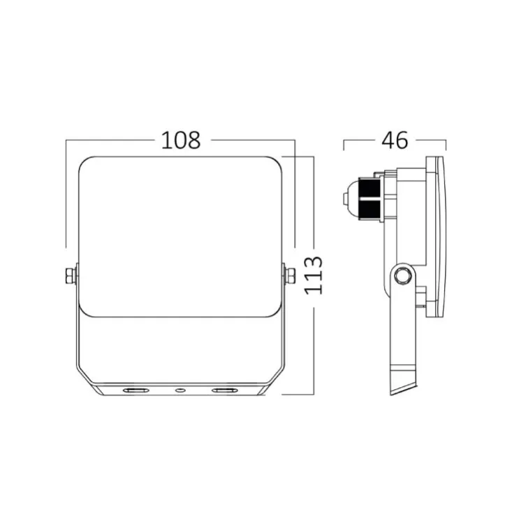 Braytron CCT LED reflektor 10W BT60-51080