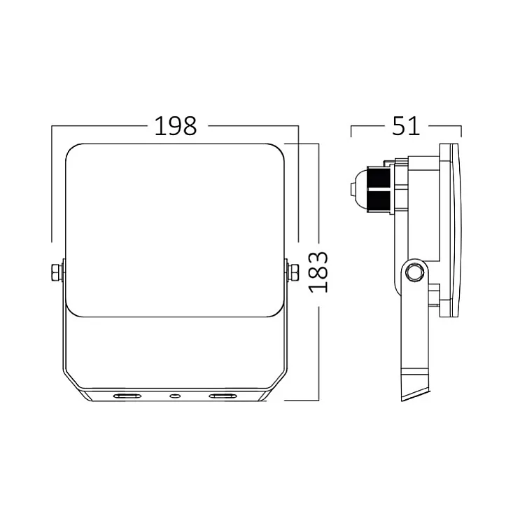 Braytron CCT LED reflektor 50W BT60-55080