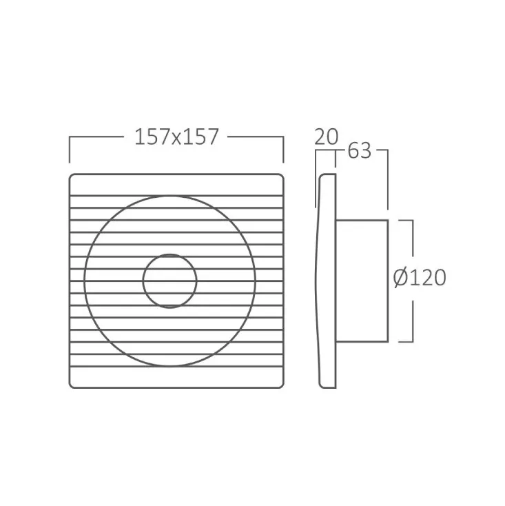 Braytron izduvni ventilator 100mm BZ01-00010