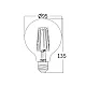 LED filament sijalica 2200K 6W Braytron BB47-00620
