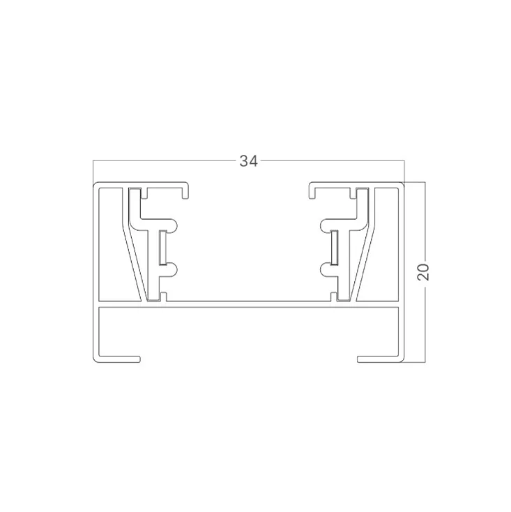 Braytron crna monofazna šina 1m BY40-00111