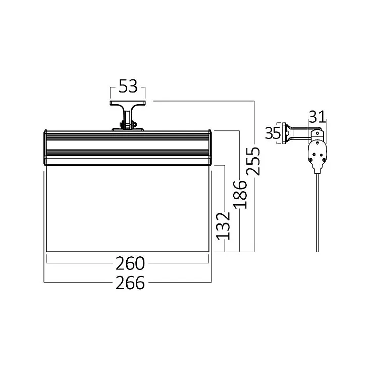 Braytron punjiva LED panik lampa 2W BC14-01100 BC14-01100