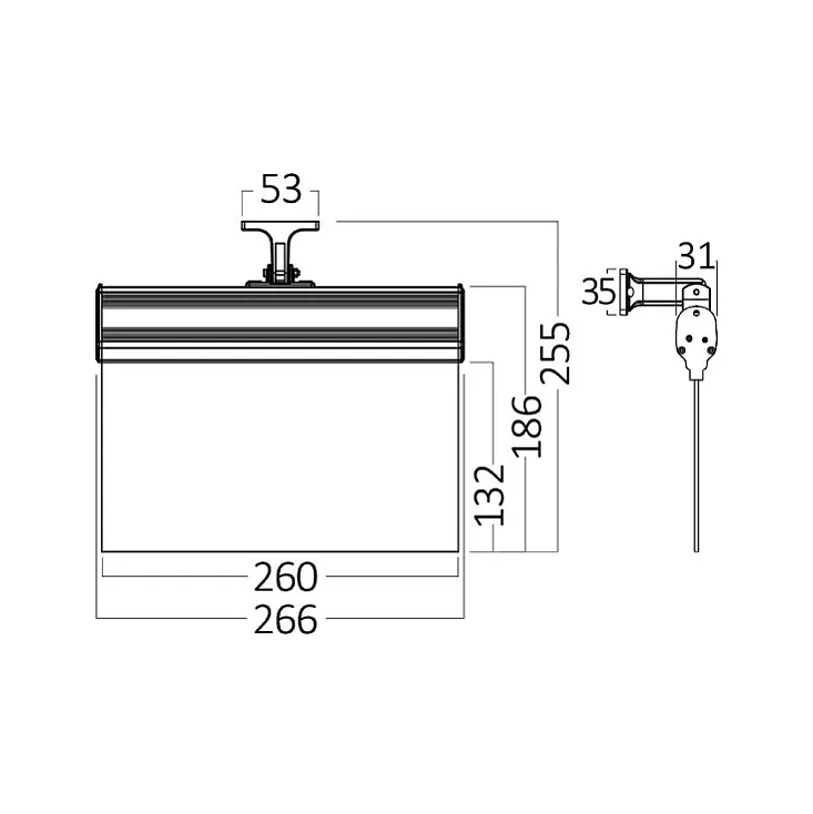 Braytron punjiva LED panik lampa 2W BC14-01100 BC14-01100