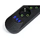 Razvodnik sa 3 mesta 2m 1.5mm2+pr. 3xUSB NV371U-2/BK