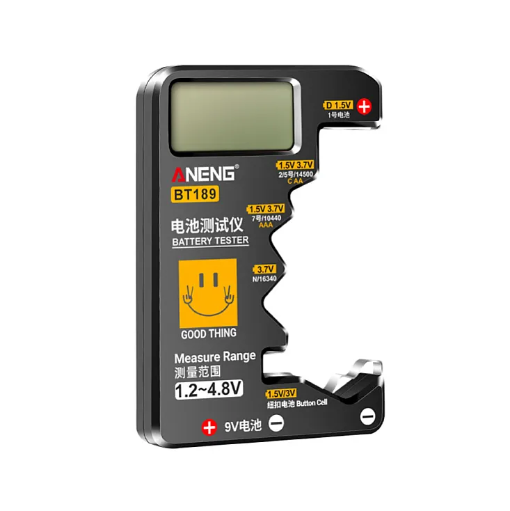 Tester baterija (AA,AAA,C,D),9V,Li-Ion,dugmaste BT-189