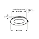 LED ugradna CCT panel lampa 12W KNC1-12W