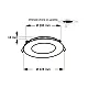 LED ugradna CCT panel lampa 18W KNC1-18W