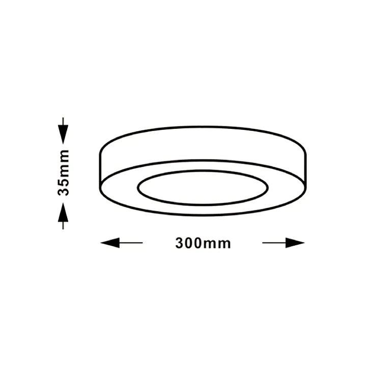 LED plafonjera 24W, promenljiva boja svetla KNC5-24W
