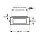 LED ugradna CCT panel lampa 18W KNS1-18W