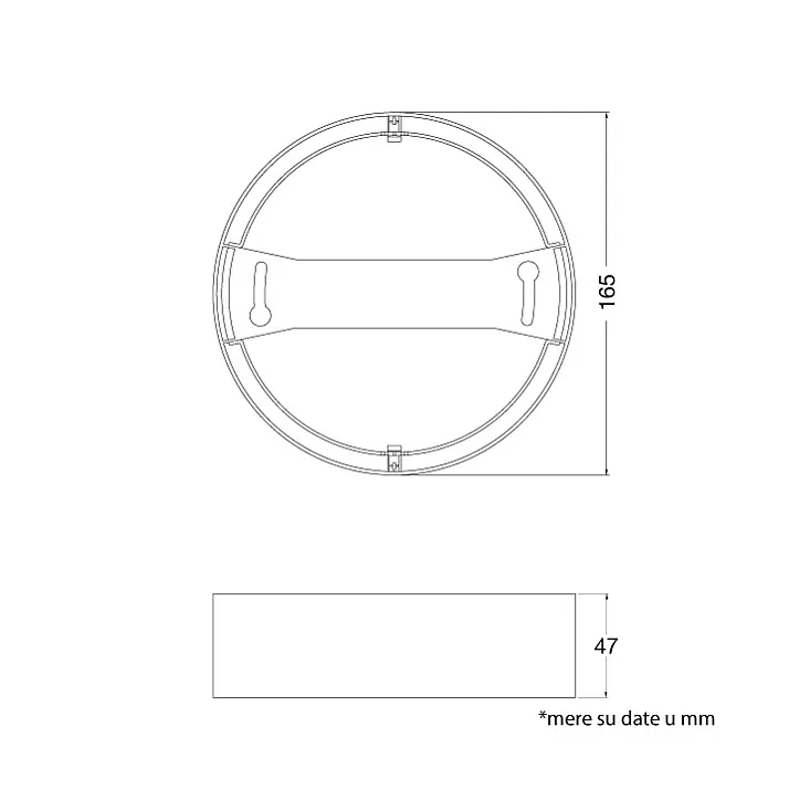Nosač za ugradni LED panel 13W 4099854561924E