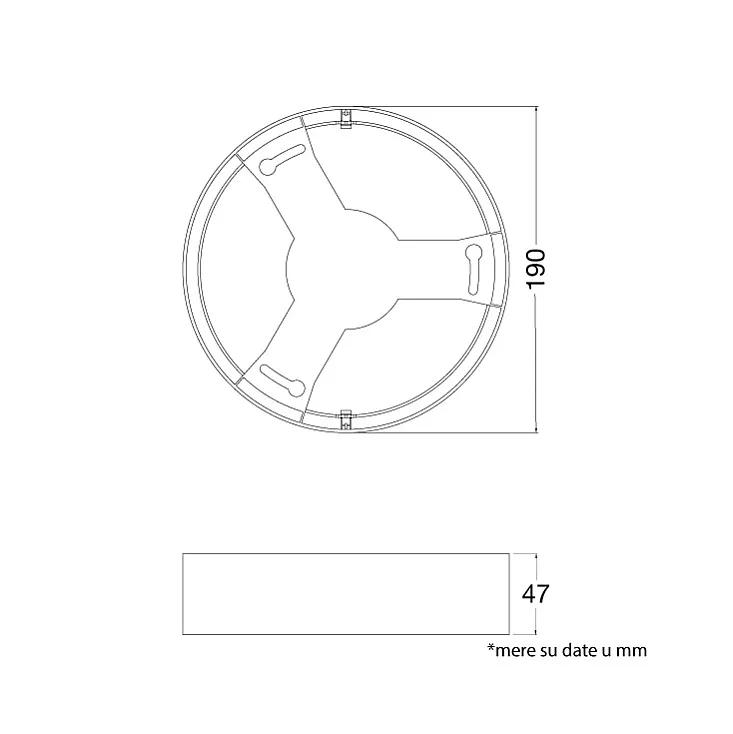 Nosač za ugradni LED panel 18W 4099854561948E