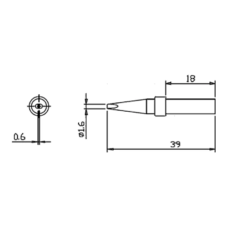 Vrh za lemilicu Solomon SR624