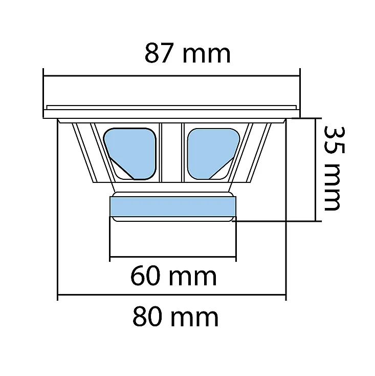 Auto zvučnici 87mm 2x35W BK087