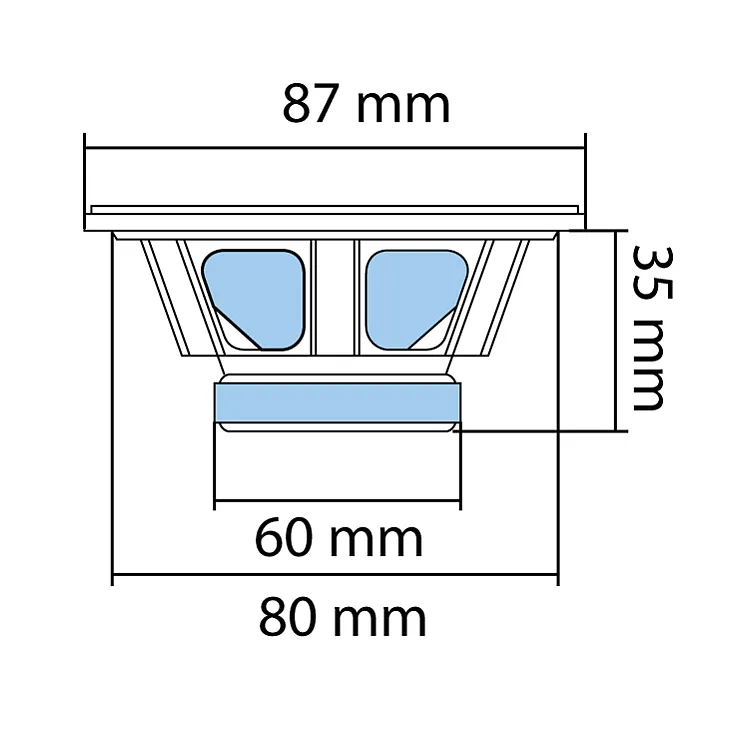 Auto zvučnici 87mm 2x35W BK087