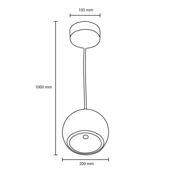 Viseća LED lampa 20W LVL11240-20/DL