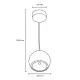 Viseća LED lampa 20W LVL11240-20/DL