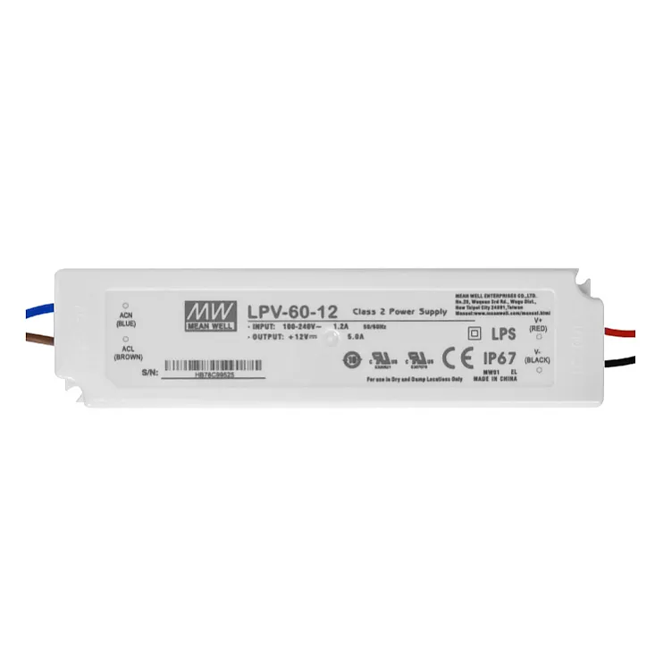 Ispravljač 60W IP67 LPV-60-12