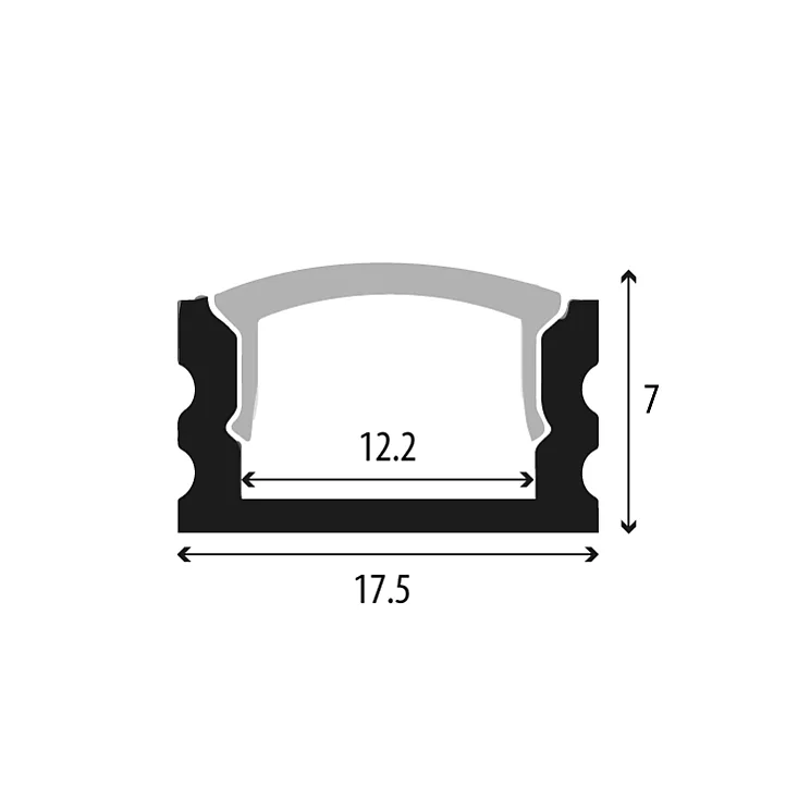 Aluminijumski profil za LED trake LPR-1707/1