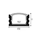 Aluminijumski profil za LED trake LPR-1707/1