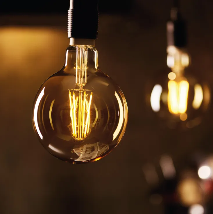 LED filament sijalica dimabilna toplo bela 6W LS-G95FDA-WW-E27/6