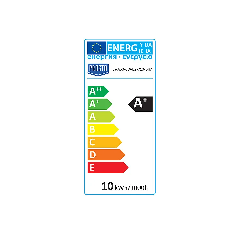 LED sijalica sa promenljivim inten. svetla 10W LS-A60-CW-E27/10-DIM
