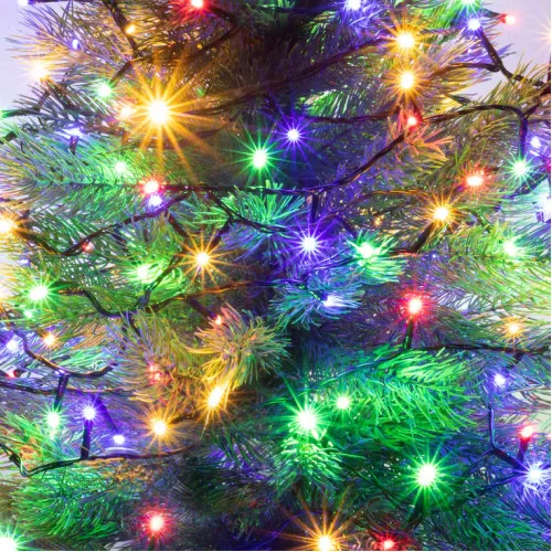 Lampice za jelku sa 200 višebojnih LED dioda KII200/M