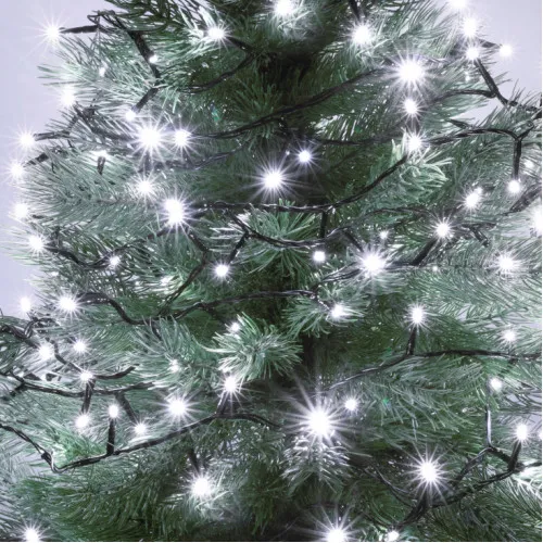 Lampice za jelku sa 50 hladno belih LED dioda KII50/WH