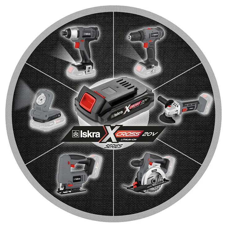 Iskra X-Cross akumulatorski udarni odvijač 20V IX-TW07