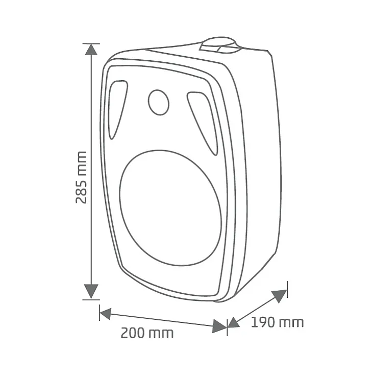 Pasivna zvučna kutija BXB100/8