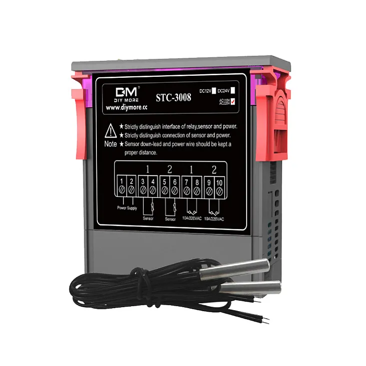 Dual digitalni termostat sa sondom -55 - 120°C STC-3008