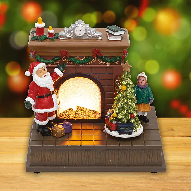 Svetleća LED diorama "kamin" DRM14